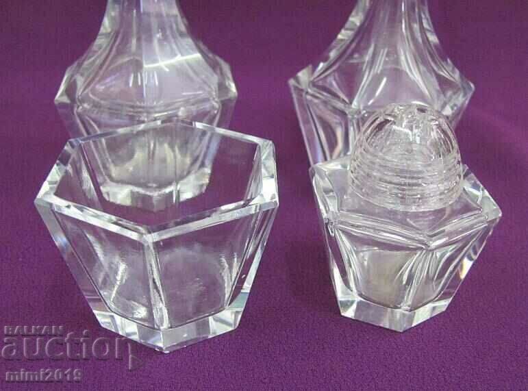 20 Crystal Service for vinegar, oil, salt - 5