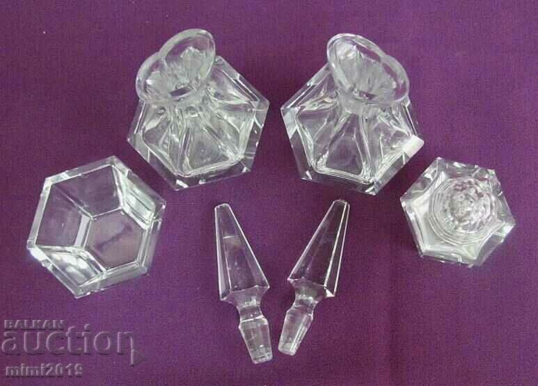 20 Crystal Service for vinegar, oil, salt - 6