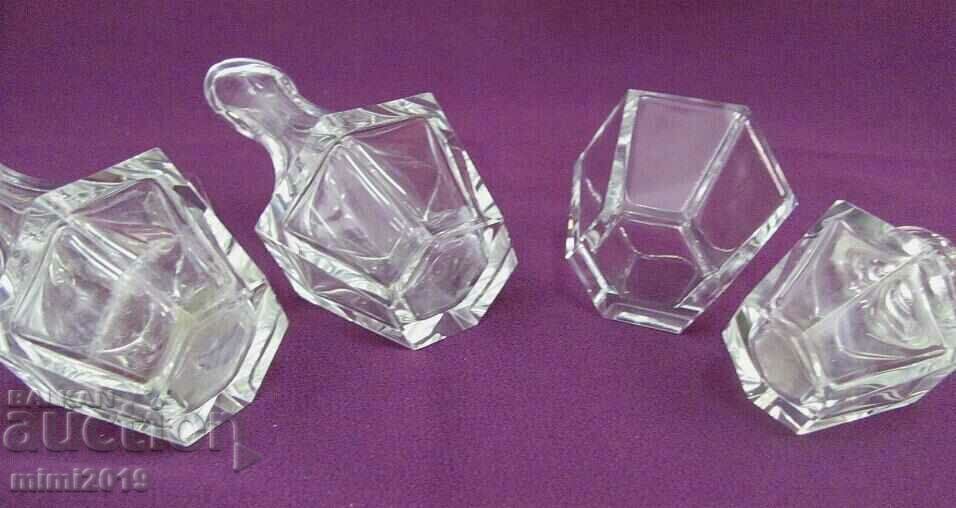 20 Crystal Service for vinegar, oil, salt - 7