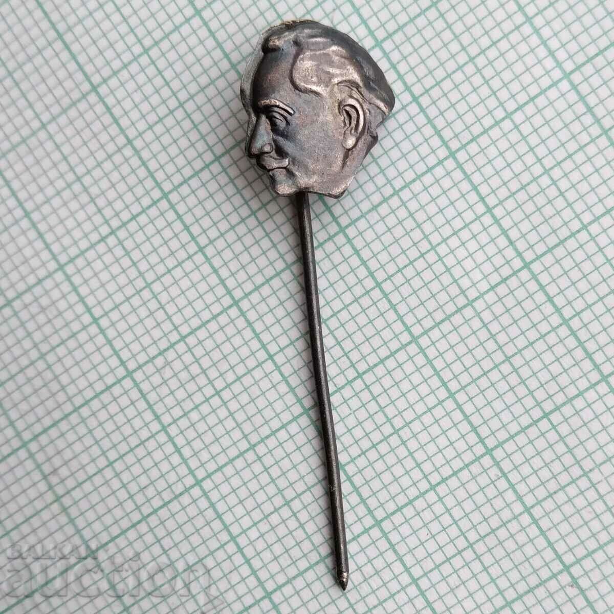 15164 Badge - Georgi Dimitrov with price 1.50 BGN | € 0.77 15164 Badge - Georgi Dimitrov with price 1.50 BGN | € 0.77