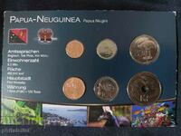 Complete set - Papua New Guinea 2004-2005, 6 coins