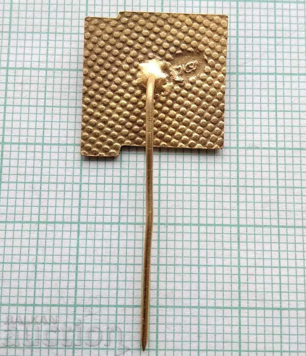 Auction 15170 Badge - Georgi Dimitrov - bronze enamel Auction 15170 Badge - Georgi Dimitrov - bronze enamel