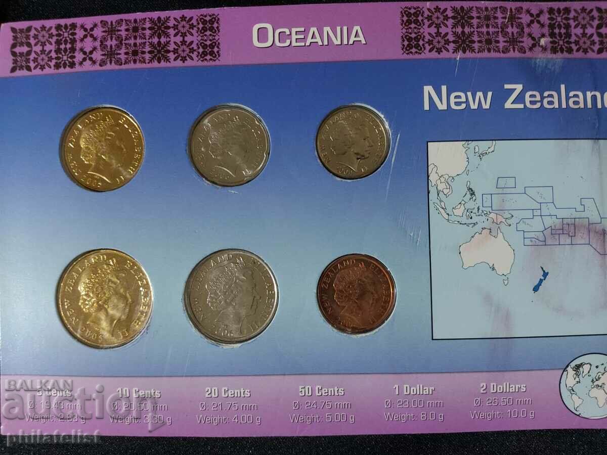 Complete set - New Zealand 2004-2006, 6 coins with price 22.00 BGN | € 11.25 Complete set - New Zealand 2004-2006, 6 coins with price 22.00 BGN | € 11.25