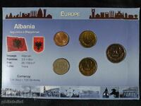 Complete set - Albania 1996-2000, 5 coins