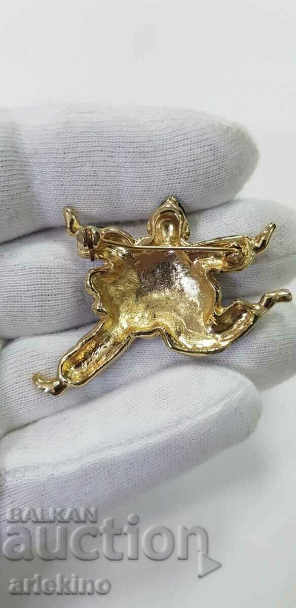 Delivery of Beautiful VINTAGE brooch with enamel - clown - Europe Delivery of Beautiful VINTAGE brooch with enamel - clown - Europe