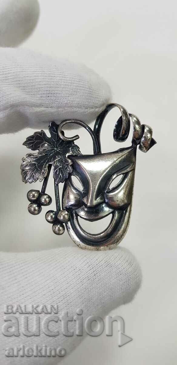 Stylish ART-DECO brooch - mask - Europe with price 38.00 BGN | € 19.43 Stylish ART-DECO brooch - mask - Europe with price 38.00 BGN | € 19.43