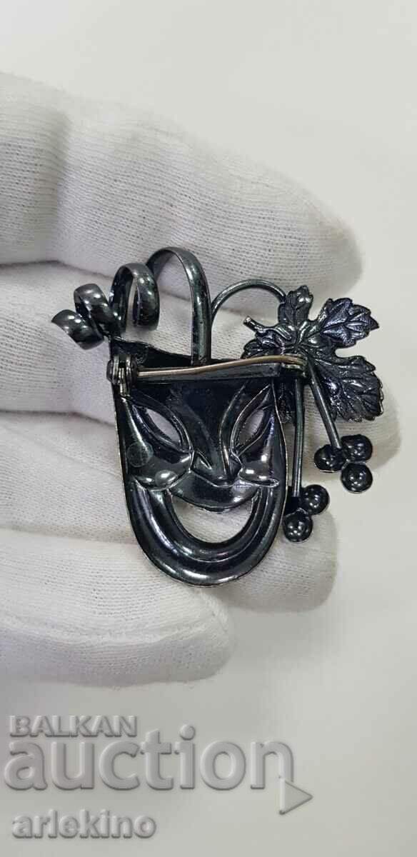 Auction Stylish ART-DECO brooch - mask - Europe Auction Stylish ART-DECO brooch - mask - Europe