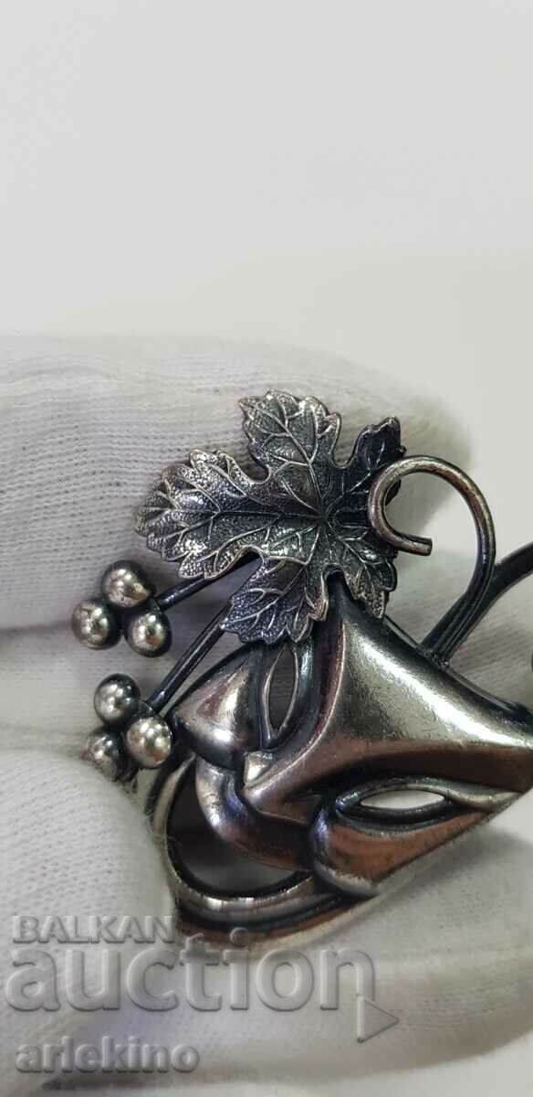 Stylish ART-DECO brooch - mask - Europe - 5 Stylish ART-DECO brooch - mask - Europe - 5