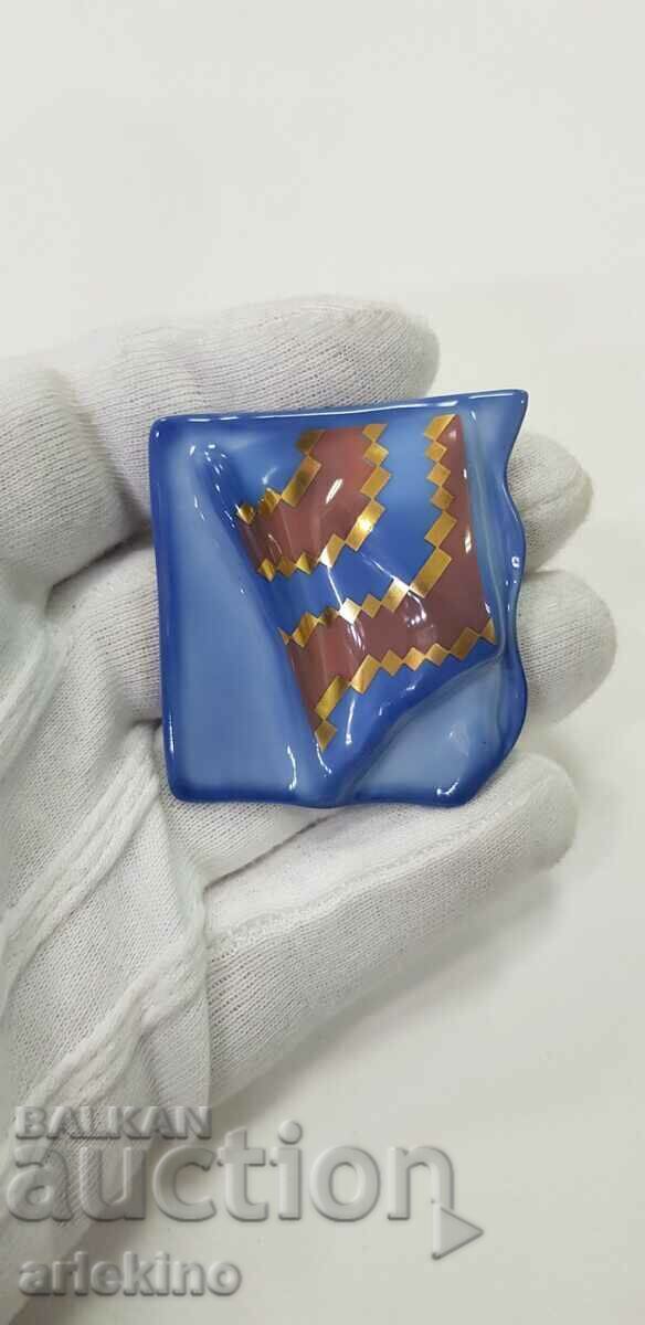 Delivery of ART-DECO Rosenthal porcelain brooch - Germany Delivery of ART-DECO Rosenthal porcelain brooch - Germany