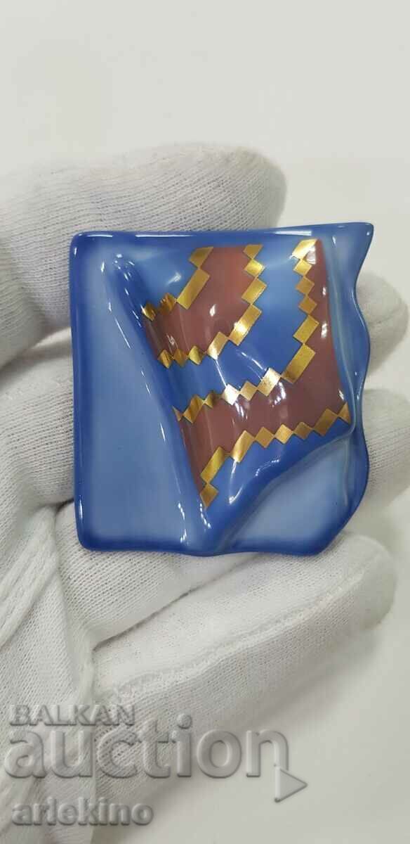 ART-DECO Rosenthal porcelain brooch - Germany ART-DECO Rosenthal porcelain brooch - Germany