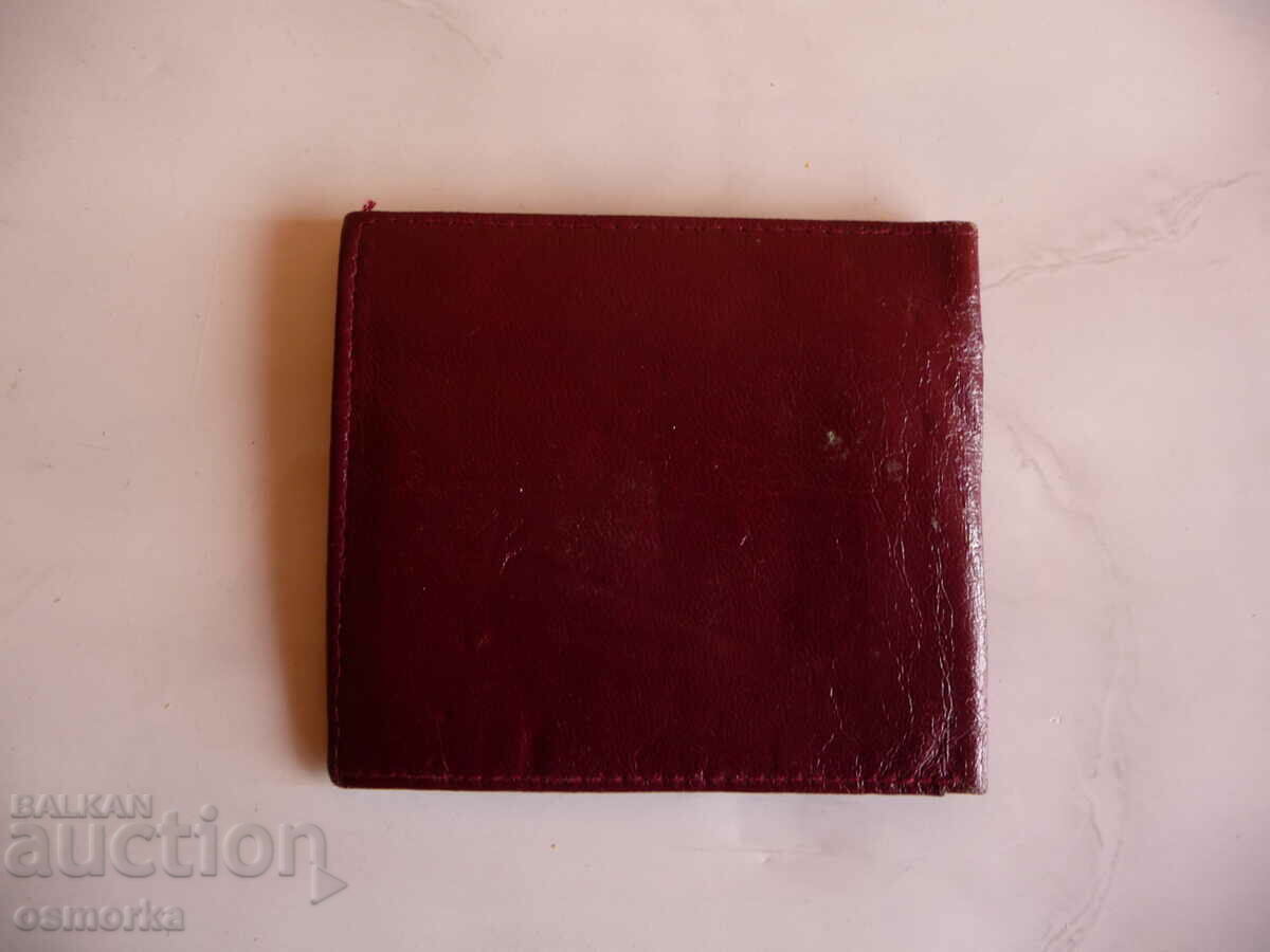 Auction Old wallet with calculator leather wallet for money cards retro Auction Old wallet with calculator leather wallet for money cards retro