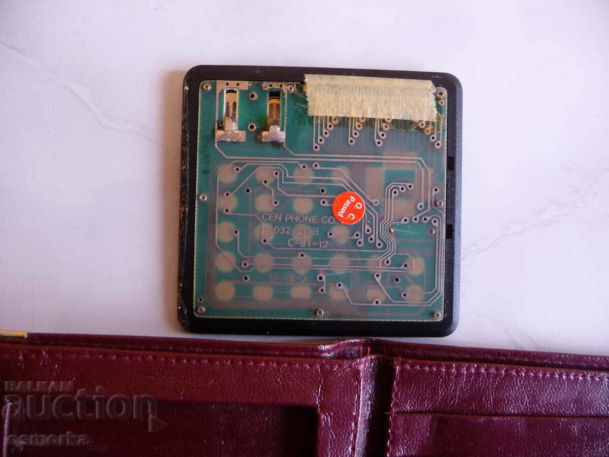 Old wallet with calculator leather wallet for money cards retro - 5 Old wallet with calculator leather wallet for money cards retro - 5