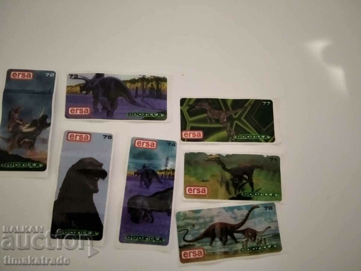 Godzilla Gumball Pictures Lot (Second Series in Ersa)