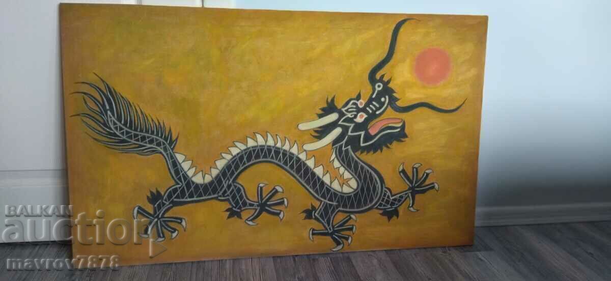 Κινέζικος δράκος ζωγραφική