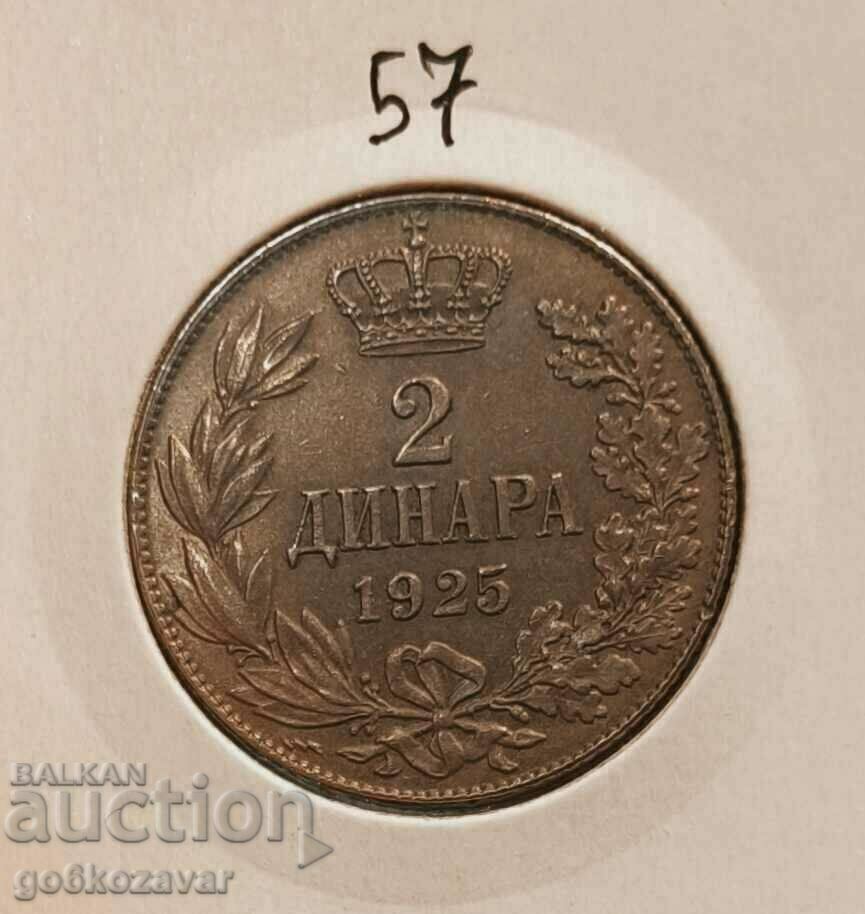 Serbia 2 dinars 1925 Collection!