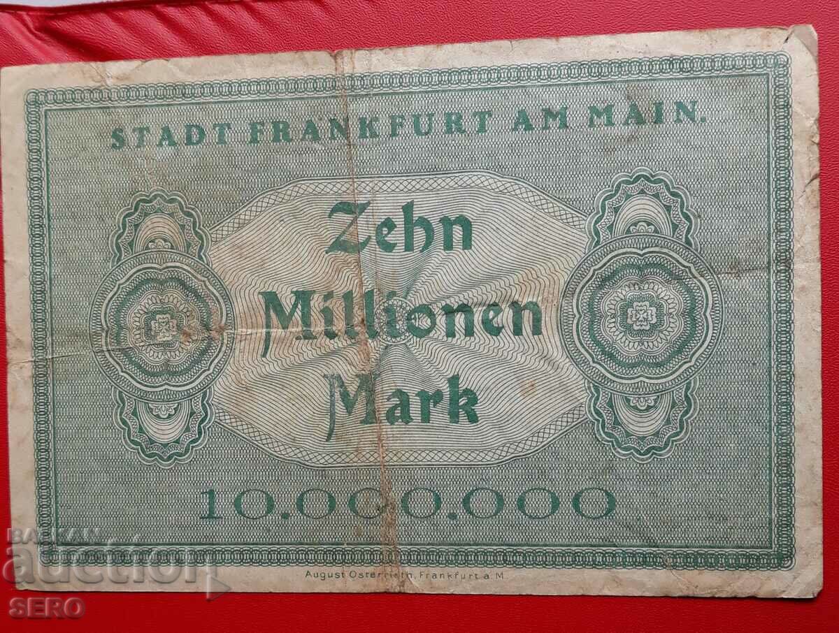 Banknote-Germany-Hessen-Frankfurt am Main-10,000,000 m.1923