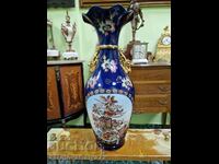 A unique antique Chinese Satsuma porcelain vase