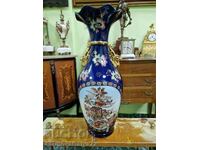 A unique antique Chinese Satsuma porcelain vase