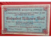 Банкнота-Германия-Саксония-Столберг-100 000 000 марки 1923