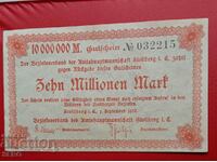 Banknote-Germany-Saxony-Stolberg-10,000,000 marks 1923
