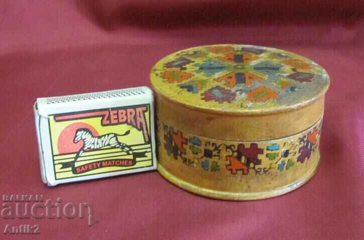 19th century Wooden Box for Powder - Poudriera - 5 19th century Wooden Box for Powder - Poudriera - 5