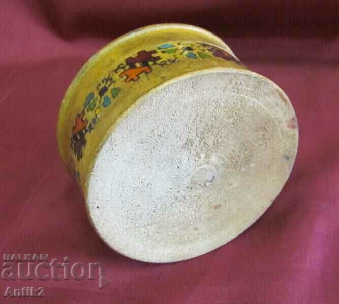 19th century Wooden Box for Powder - Poudriera - 6 19th century Wooden Box for Powder - Poudriera - 6