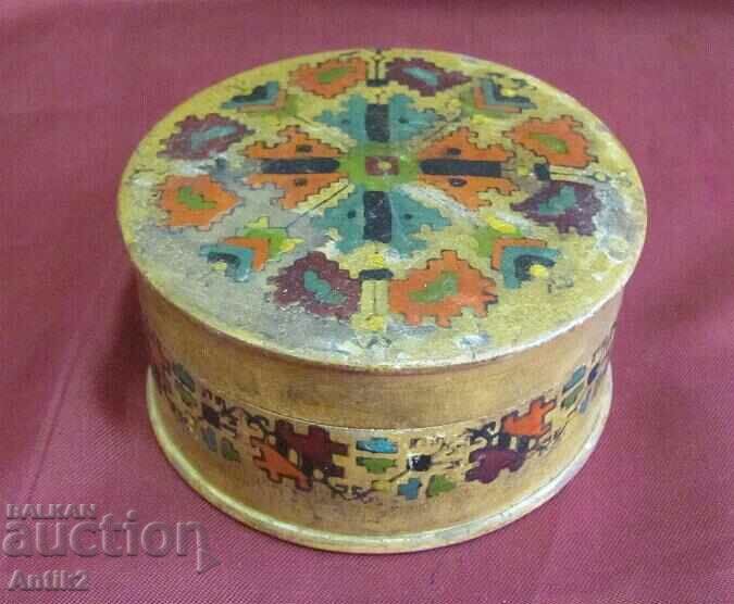 19th century Wooden Box for Powder - Poudriera - 7 19th century Wooden Box for Powder - Poudriera - 7