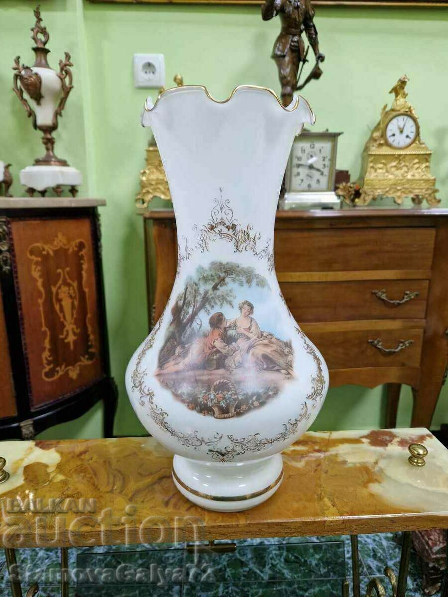Superb Antique Belgian Opaline Vase with price 225.00 BGN | € 115.04 Superb Antique Belgian Opaline Vase with price 225.00 BGN | € 115.04