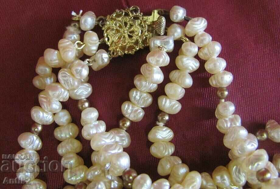 60's Women's Set-Pearl Necklace and Beaded Handbag - 5 60's Women's Set-Pearl Necklace and Beaded Handbag - 5