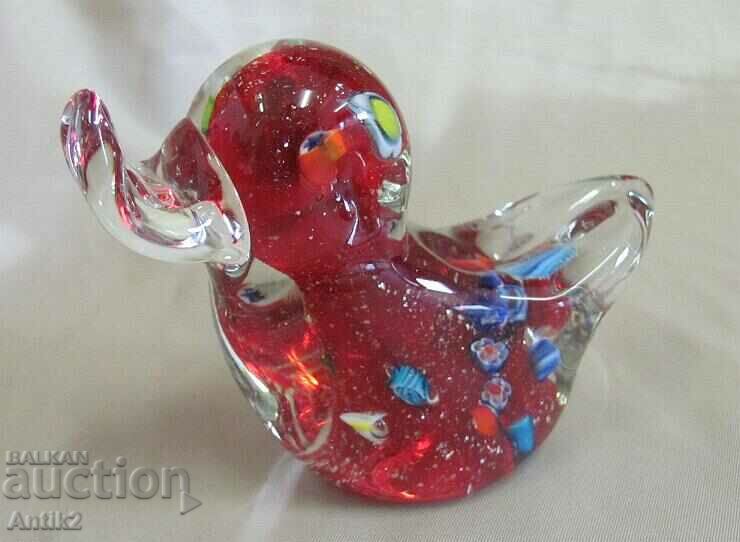 Vintich Murano Crystal Glass Figurine - Duck with price 35.00 BGN | € 17.90 Vintich Murano Crystal Glass Figurine - Duck with price 35.00 BGN | € 17.90