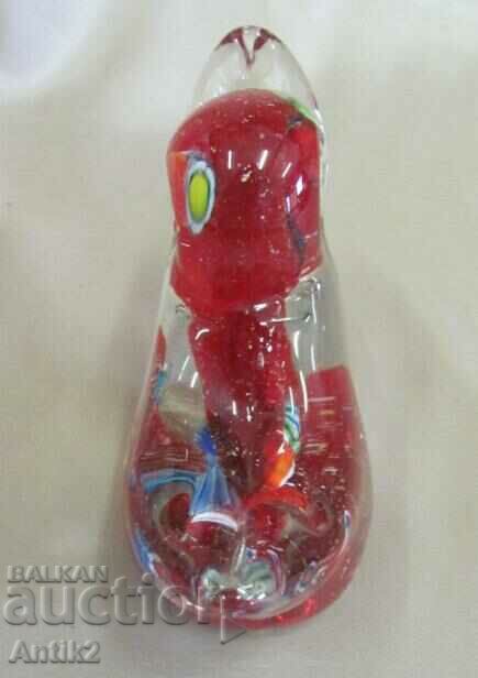 Vintich Murano Crystal Glass Figurine - Duck - 5 Vintich Murano Crystal Glass Figurine - Duck - 5