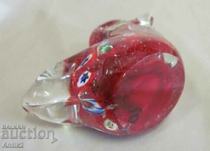 Vintich Murano Crystal Glass Figurine - Duck - 7 Vintich Murano Crystal Glass Figurine - Duck - 7