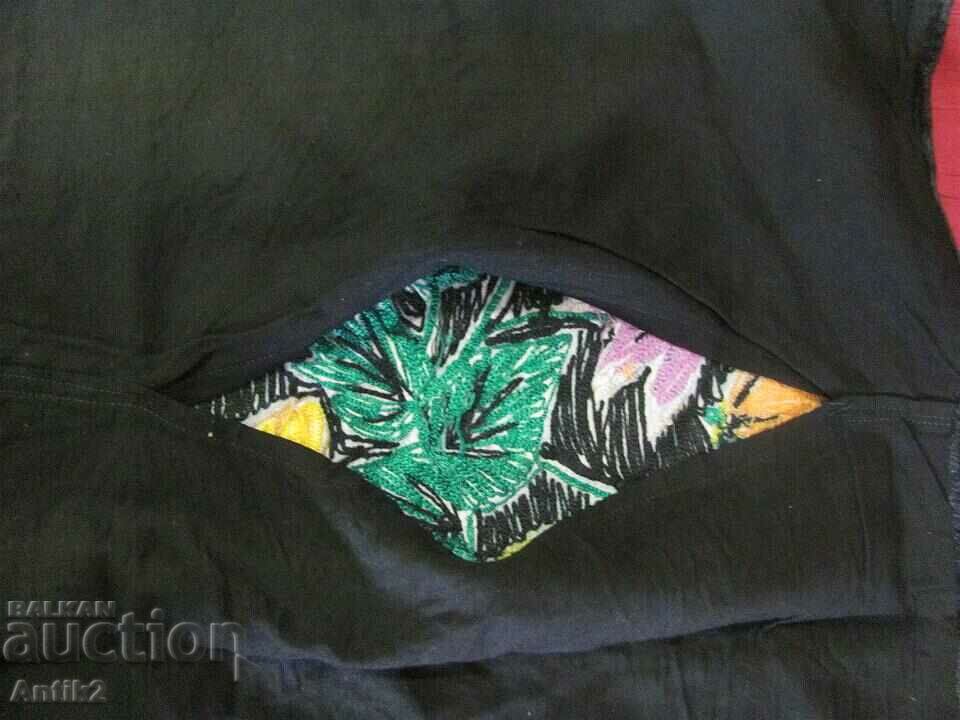 70's Embroidered Fukana Pillow - Flowers - 6 70's Embroidered Fukana Pillow - Flowers - 6