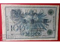 Τραπεζογραμμάτιο-Γερμανία-100 μάρκα 1908