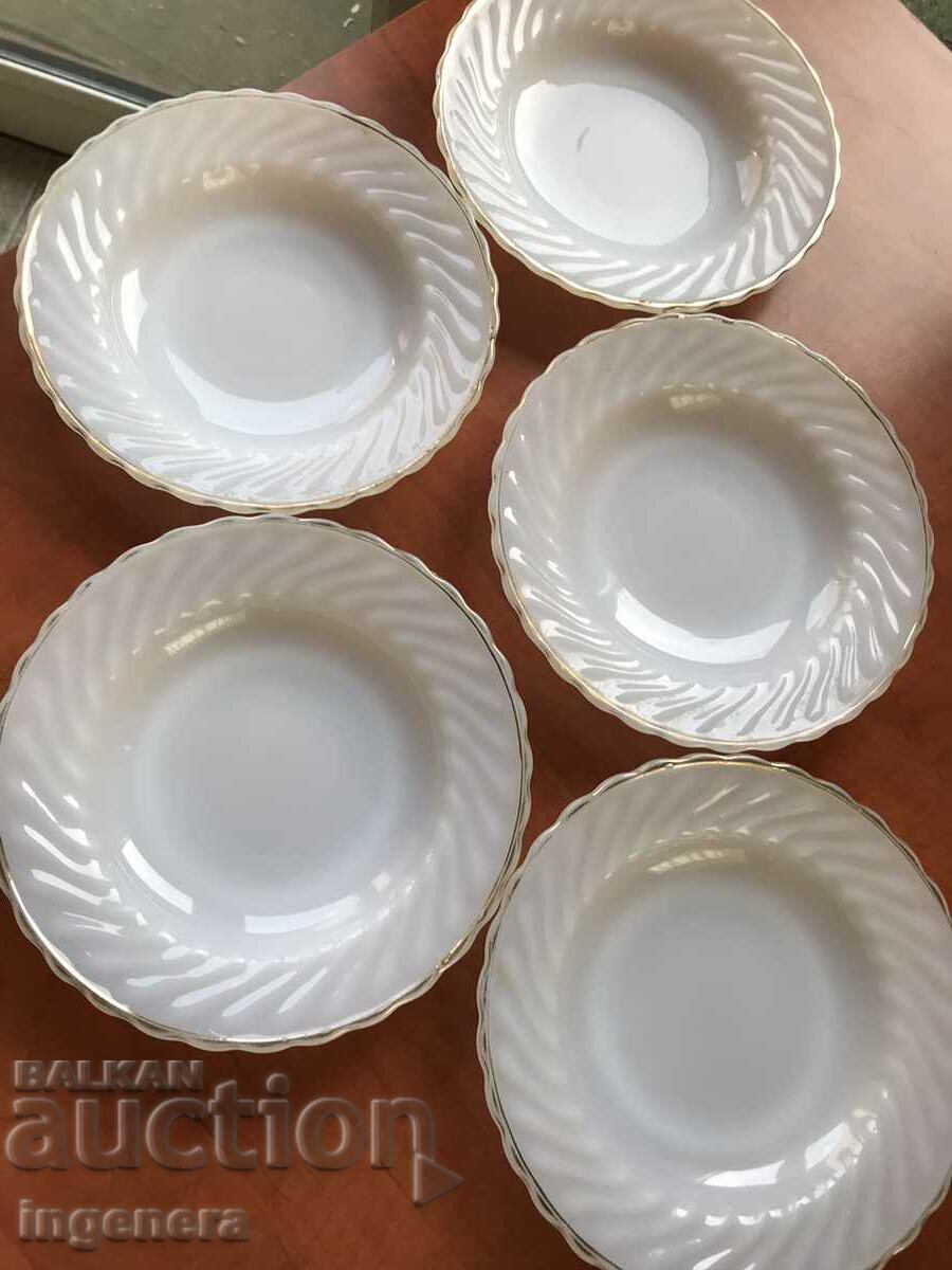 PLATE GLASS RELIEF MARKED MADE USA -5 PCS. with price 35.00 BGN | € 17.90 PLATE GLASS RELIEF MARKED MADE USA -5 PCS. with price 35.00 BGN | € 17.90