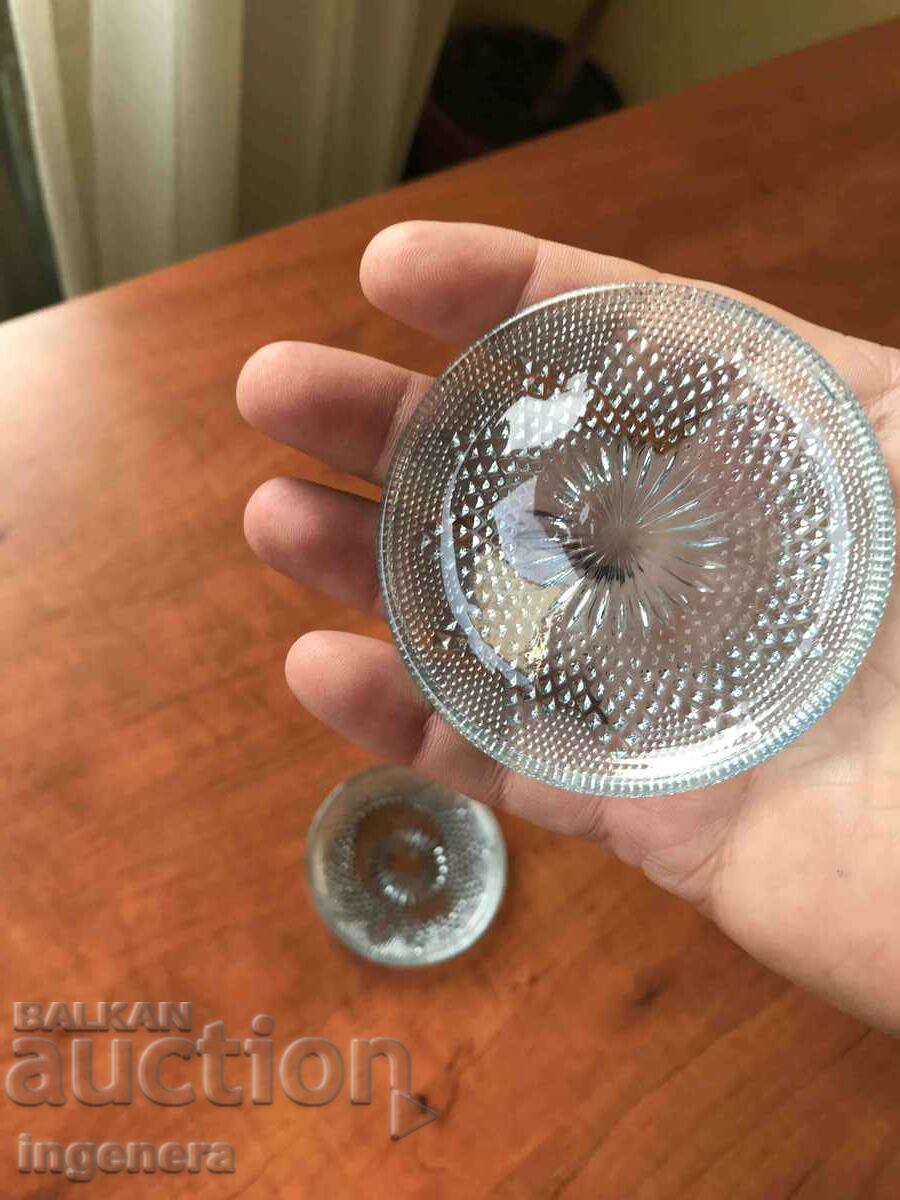 Delivery of GLASS PLATE FOR WHITE SWEETS FROM SOTSA BULGARIA - 2 PCS.