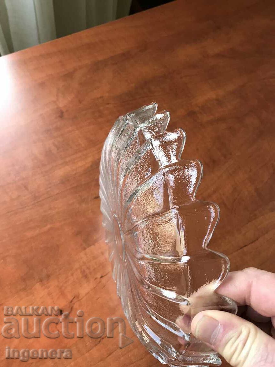 FRUCTIERA, THICK GLASS BOWL EMBOSSED FROM SOCA - 5 FRUCTIERA, THICK GLASS BOWL EMBOSSED FROM SOCA - 5