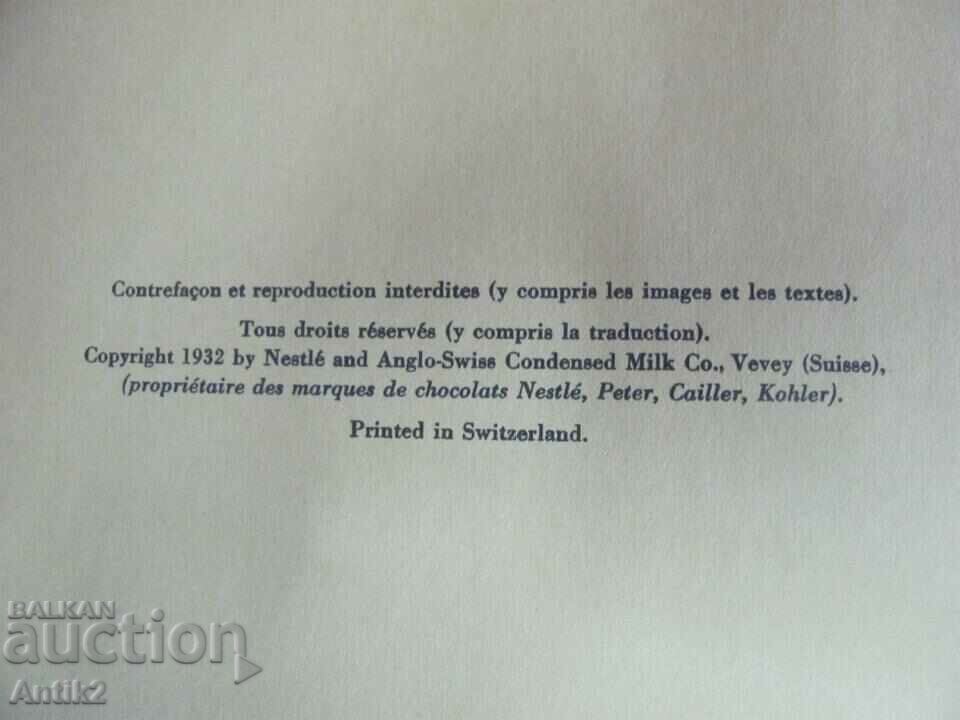 1932 Collector's Album - Chocolate Nestle - 5 1932 Collector's Album - Chocolate Nestle - 5