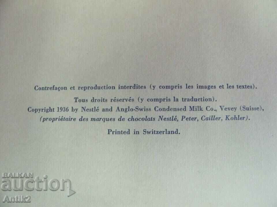 1936 Collector's Album - Chocolate Nestle 3rd Volume - 5 1936 Collector's Album - Chocolate Nestle 3rd Volume - 5