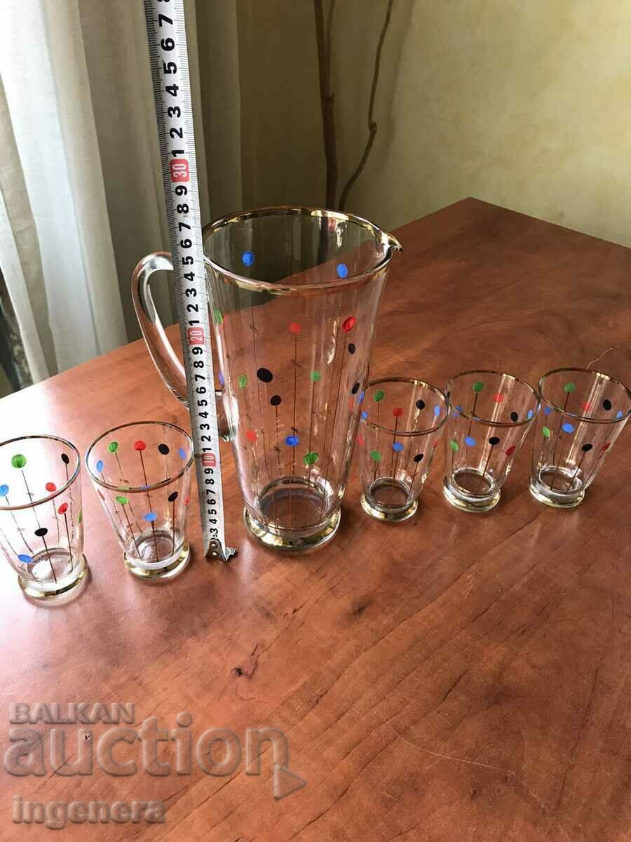 5-CUP GLASS POT FOR OIL, JUICE OR CALE JUICE with price 54.00 BGN | € 27.61 5-CUP GLASS POT FOR OIL, JUICE OR CALE JUICE with price 54.00 BGN | € 27.61