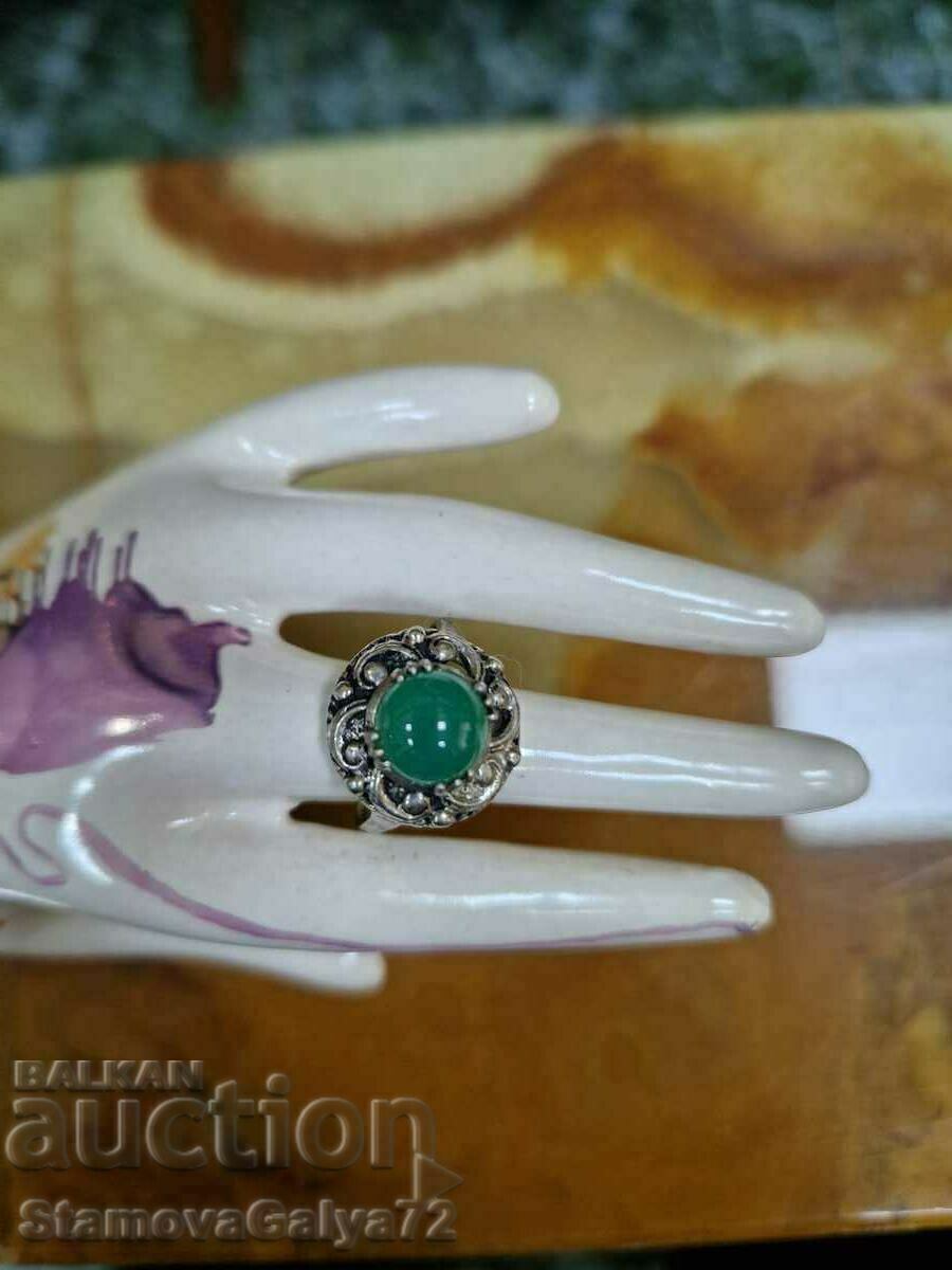 Delivery of A wonderful antique silver ring