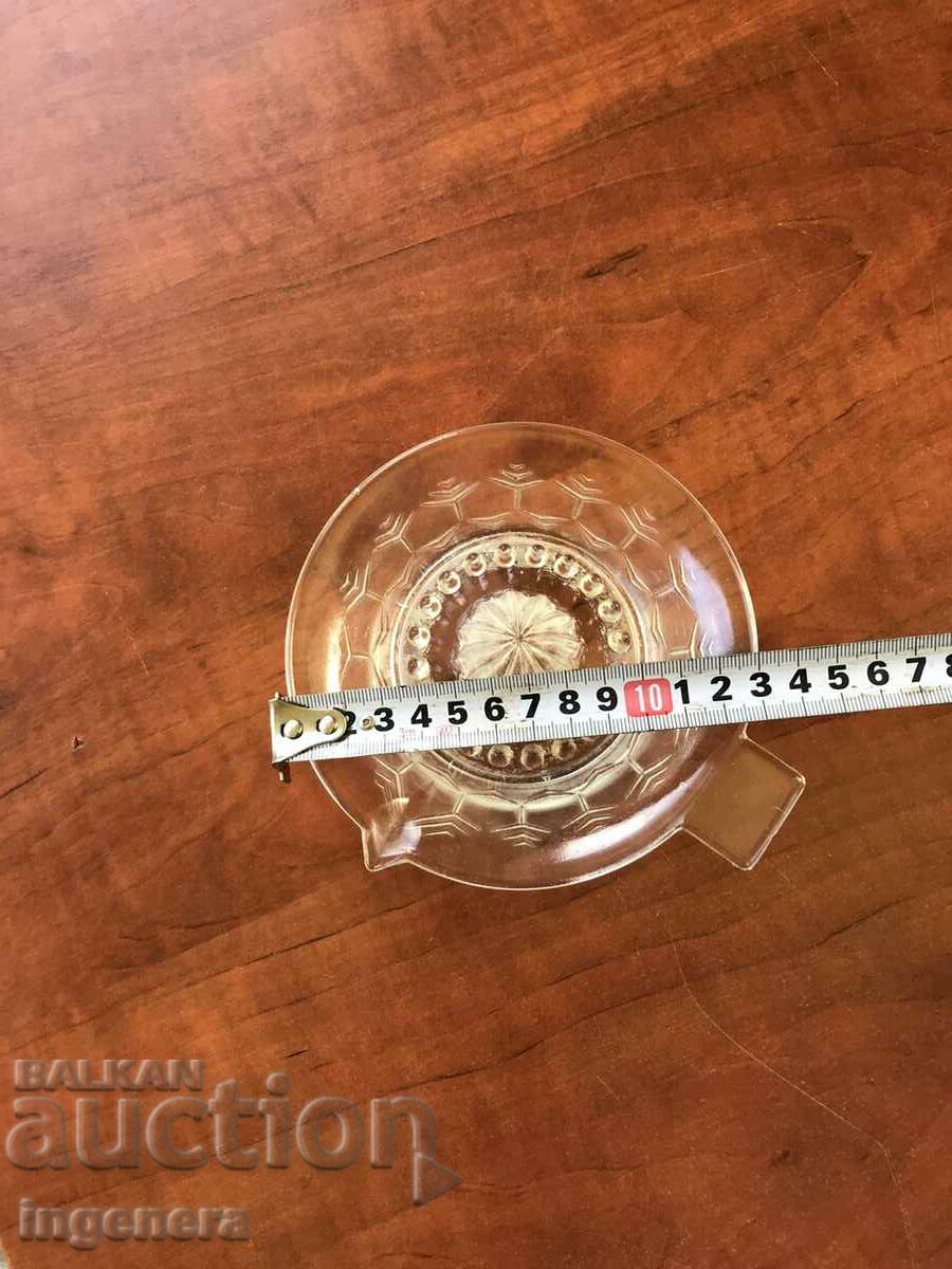 CITRUS JUICER THICK EMBOSSED GLASS with price 8.00 BGN | € 4.09 CITRUS JUICER THICK EMBOSSED GLASS with price 8.00 BGN | € 4.09