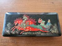 USSR hand painted lacquer box