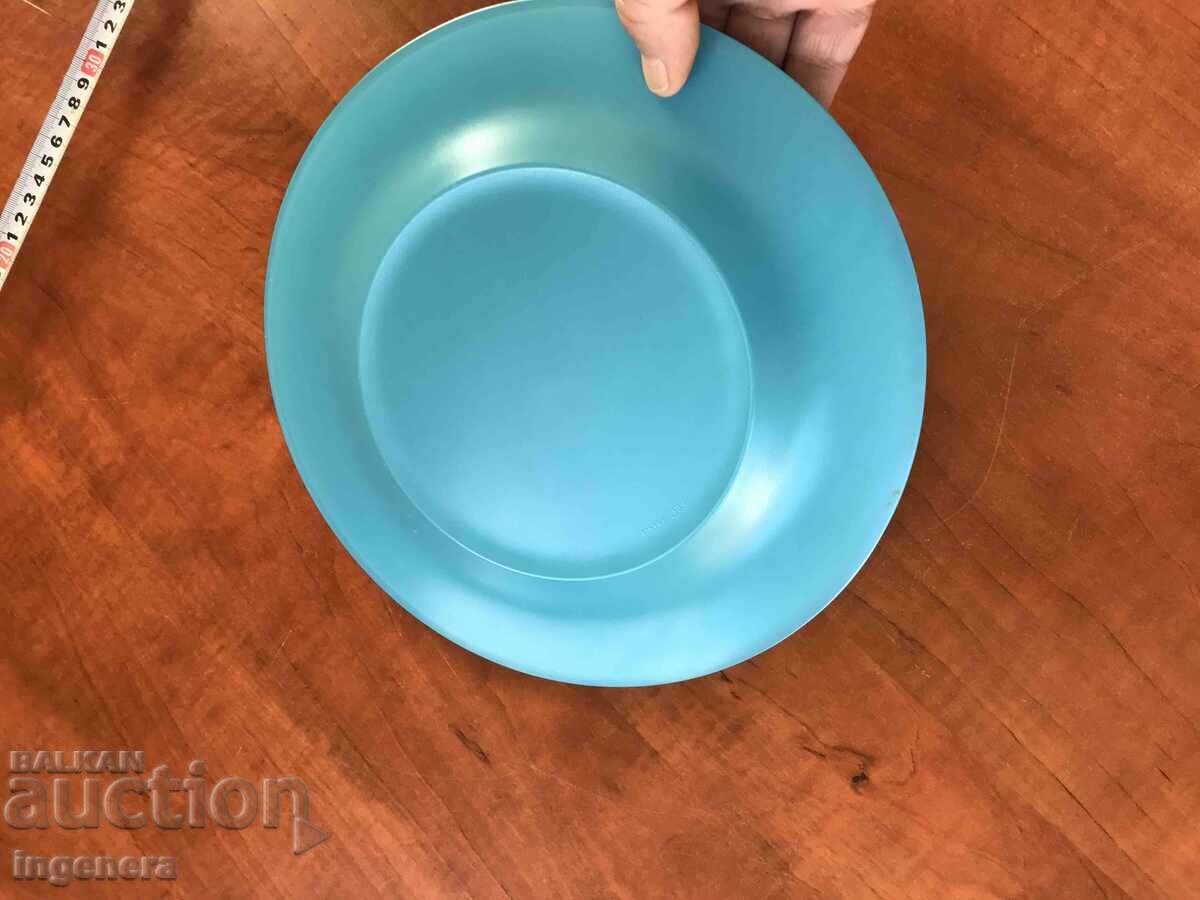 ANTIQUE GLASS PLATE-3 PCS. - 5 ANTIQUE GLASS PLATE-3 PCS. - 5