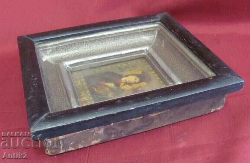 Delivery of 19th century Small Original Icon - Virgin Mary Delivery of 19th century Small Original Icon - Virgin Mary