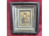 19th century Small Original Icon - Virgin Mary