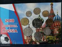 Complete set - Russia 2007-2018, 9 coins - Football