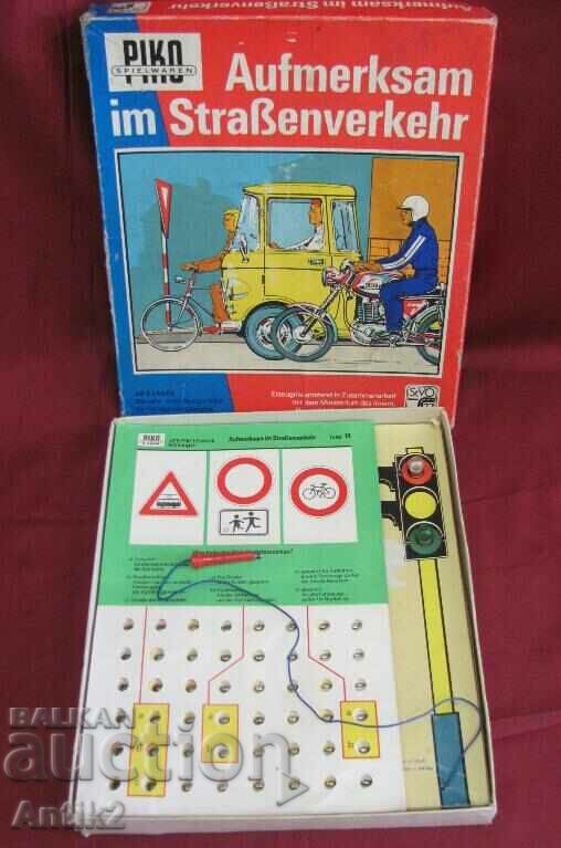 Παιδικό παιχνίδι 60's-Ηλεκτρικό τεστ-Κανόνες κίνησης