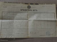 Ο νόμος του φρουρίου Starozagorsko σηματοδοτεί το 1908