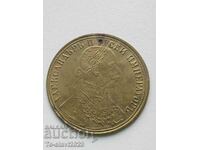 1905 Bulgarian pendar brass - Alexander II - Russian Emperor